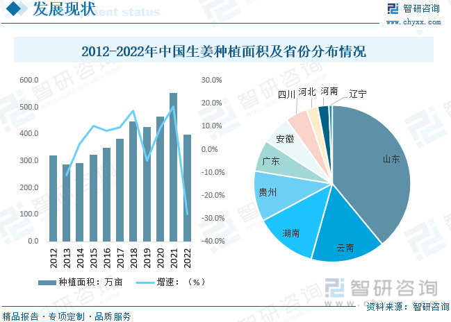 im电竞2023年中国生姜行业全景速览：市场双减格局兑现价格有望突破2020年高(图4)