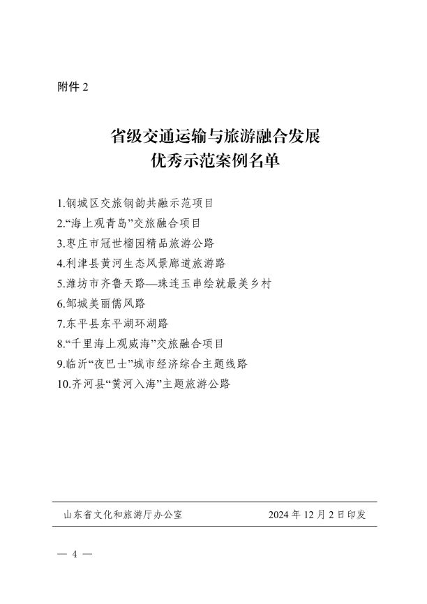 im电竞官方网站济南三个入选！山东公布20个交旅融合发展示范案例(图2)