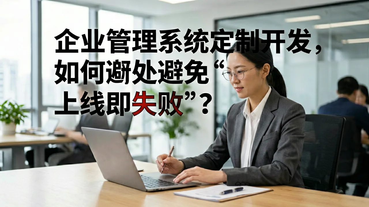 企业管理系统定制开发，如何避免“上线即失败”？